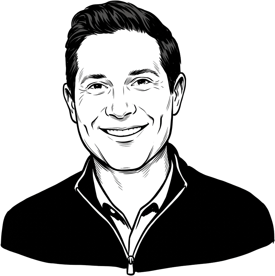 Ink illustration portrait — Luxury & Operational Excellence