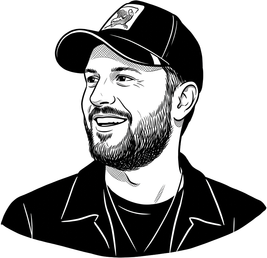 Ink illustration portrait — Entrepreneurship & Global Networks